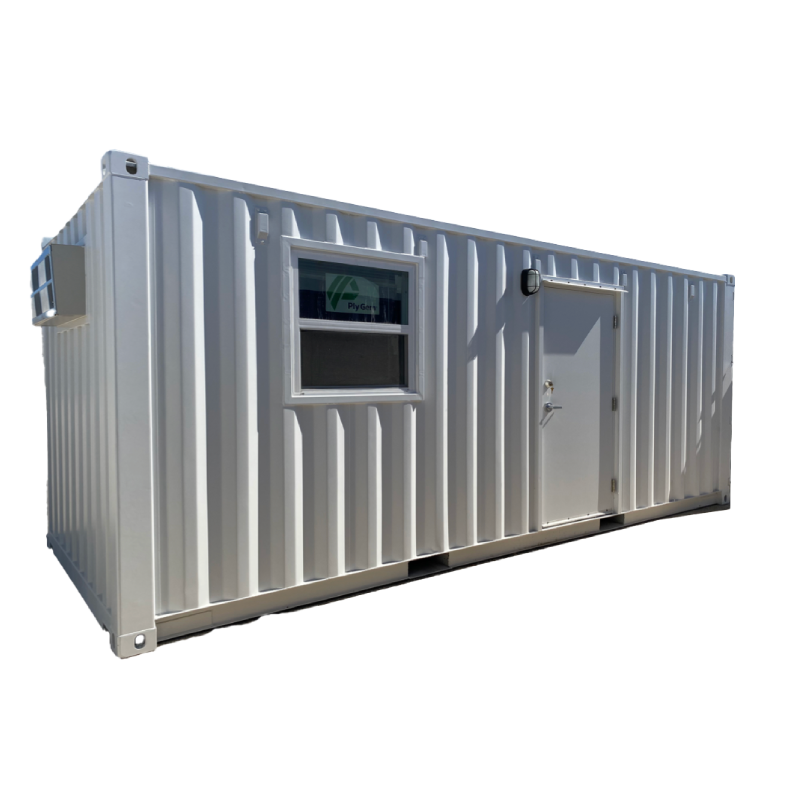 20’ Mobile Office Container with Restroom Rental